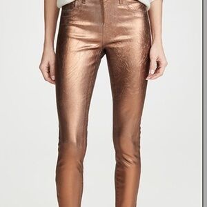 Like new L'agence Margot Metallic High-Rise Jeans, size 29